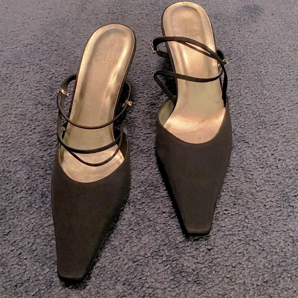 Stuart Weitzman Evening Slingback Crystals